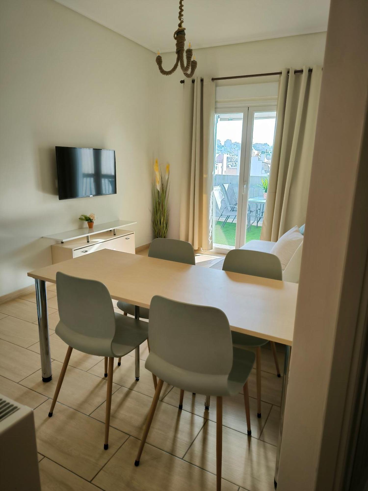 アテネPenthouse With An Incredible View 350M From Metro Station!アパートメント エクステリア 写真